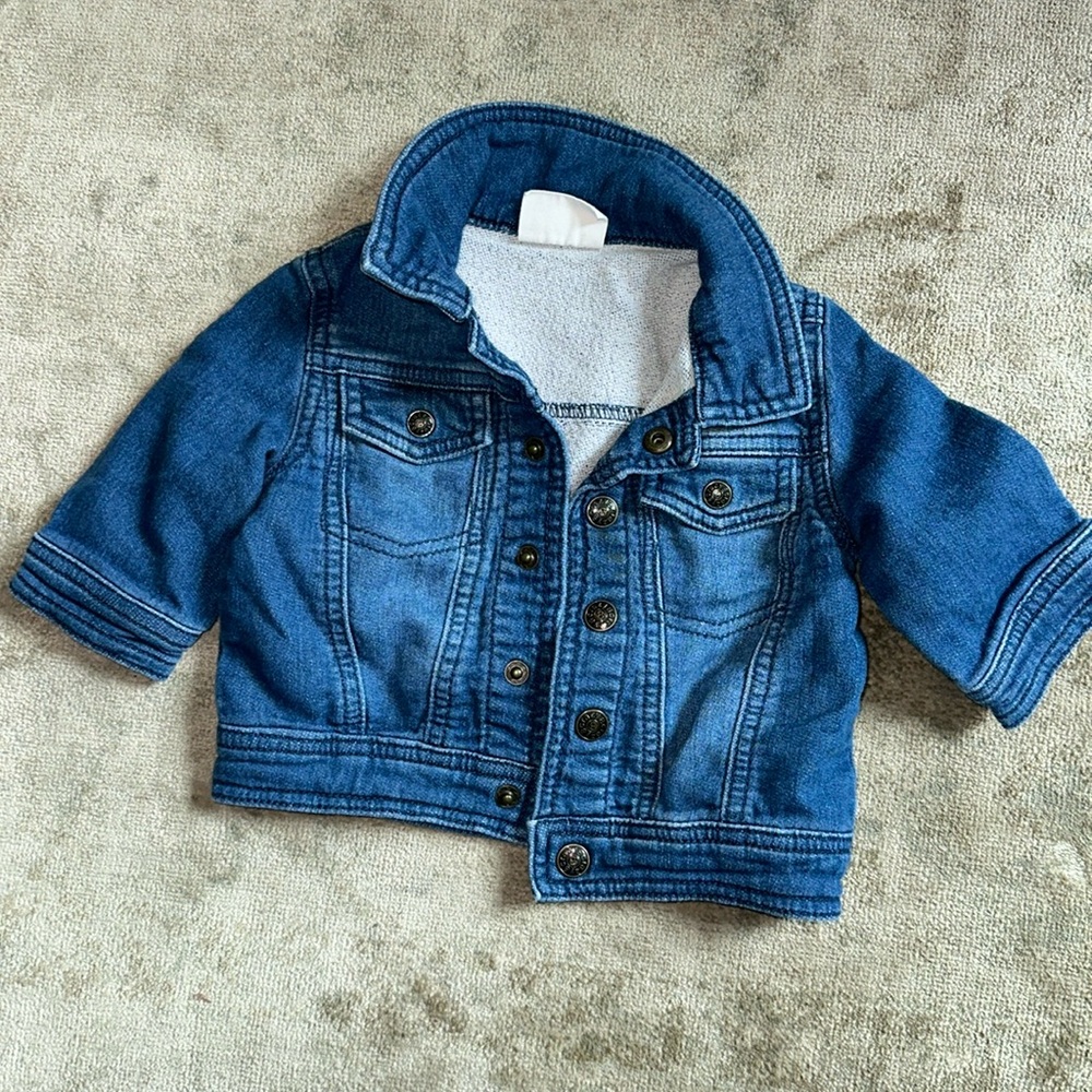 Blue jean jacket. Like new
